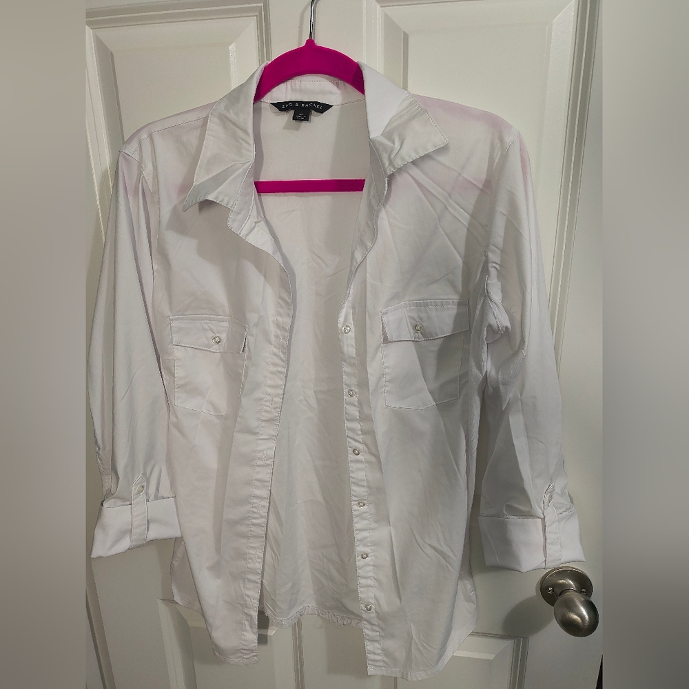 Zac & Rachel Classic White Shirt (308)